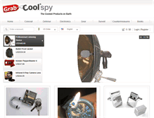 Tablet Screenshot of grabcoolspy.com